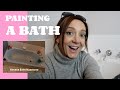 DIY bath painting using a Tub and Basin Kit by White Knight