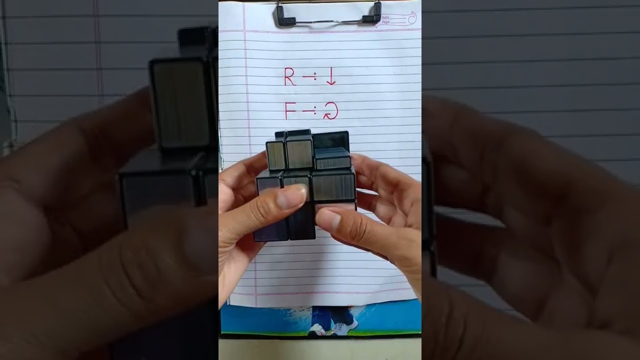 how to solve the 3 by 3 mirror rubik's cube [easiest]...