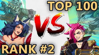 (Rank #2) TrueDevin vs (Top 100) xGreenB | Ahri Ekko vs Vi Warwick | Season 0 | 2XKO
