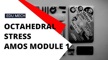 OCTAHEDRAL STRESS | KTU S4 MECHANICAL ENGINEERING | AMOS MODULE 1 MALAYALAM