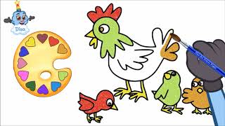 Animal Drawing for Kids - How to Draw Farm Animals (Drawing & Coloring Compilation) + Nursery Rhymes screenshot 3