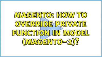 Magento: How to override private function in Model (Magento-2)?