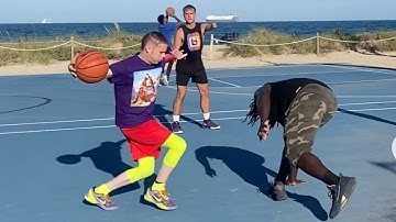 Professor & 1 Armed Ex D1 Hooper 2v2 vs Arrogant Trash Talkers in Florida [Pulls up in the McClaren]