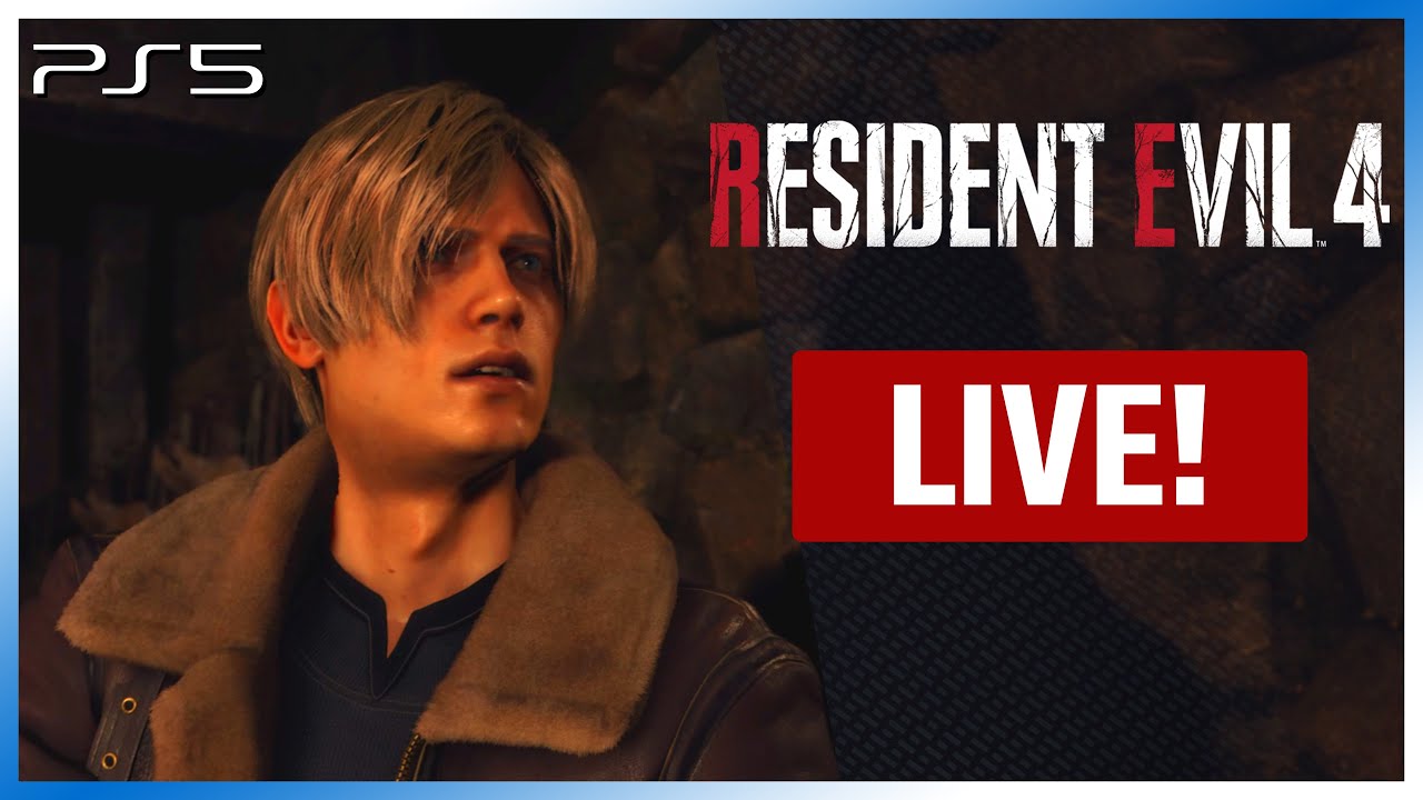 LAUNCH STREAM! - RESIDENT EVIL 4 REMAKE Part 1 (PS5) 