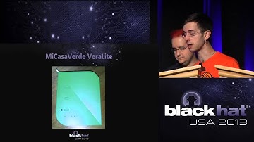 Black Hat USA 2013 - Home Invasion v2.0 - Attacking Network-Controlled Hardware
