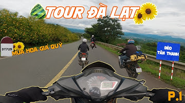 Tour Đà Lạt Cuối Năm| Trải Nghiệm Cung Đường DT725 Chạy Xuyên Đêm Trong Mưa| TichTravel#211