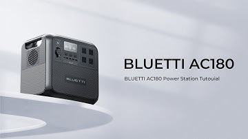 BLUETTI AC180 | Unboxing & First use