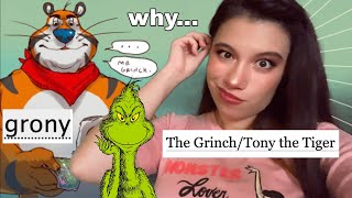 the grinch x tony the tiger is a canon ship 