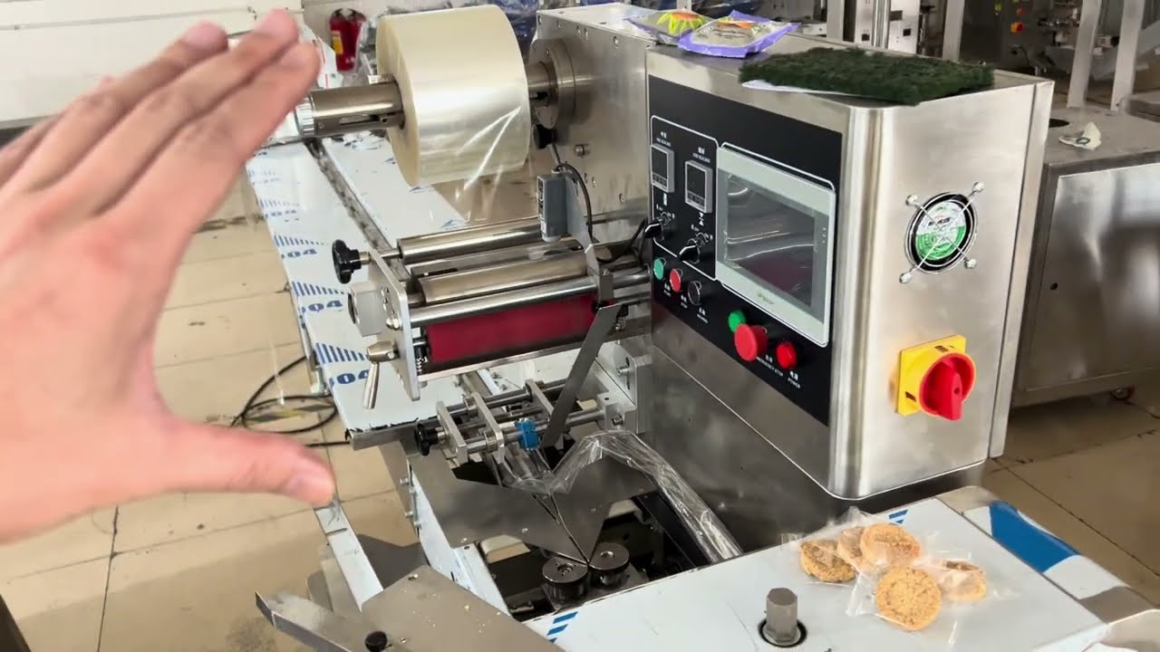 How to fix a horizontal packing machine- full film roll of the middle sealing device. Model 250B/D