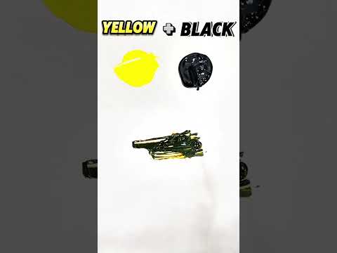Black And Yellow Paint Makes What Color