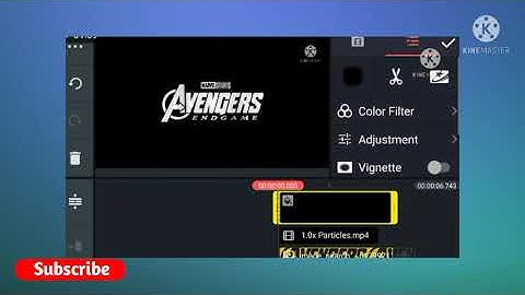Avengers Endgame mass intro in kinemaster