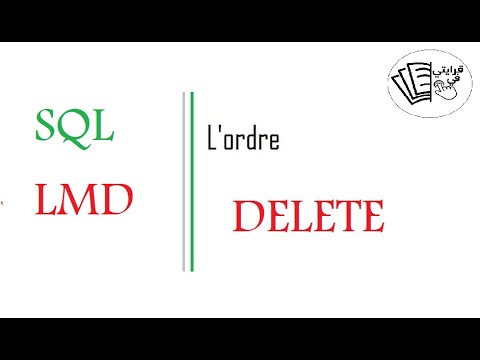 SQL : l'ordre DELETE
