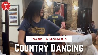 Isabel & Mohan's Country Dancing💃🕺