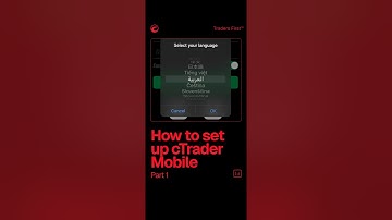 How to set up cTrader Mobile (Part 1)