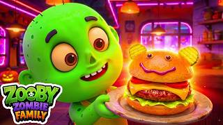 Baby Zombie Says Where's My Burger | Spooky Scary Zombies | Halloween Songs | Zooby Zombie Family