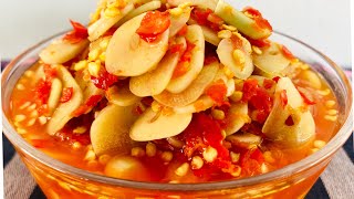 Spicy Pickles Garlic-ជ្រក់ខ្ទឹមស [Romyol Cooking]