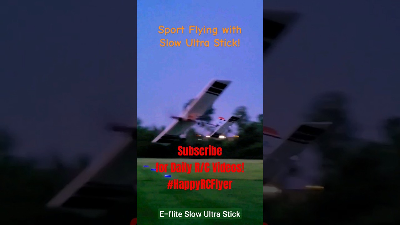 Sport Flying with Slow Ultra Stick! (✅️Subscribe!🔔) 