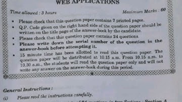 LIVE | Cbse 12 Web application Solution 2023|Cbse class12 web application solution 2023|web solution