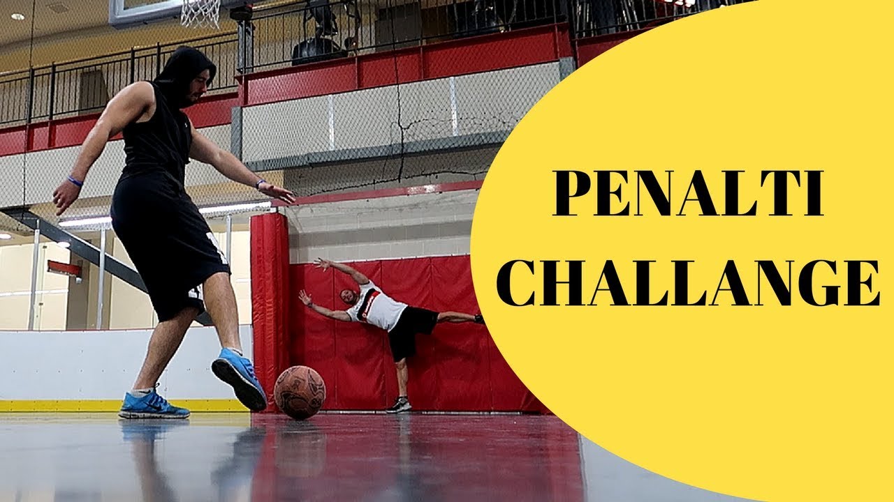 TÜRK vs. İddialı AMERİKALI, PENALTI CHALLENGE YAPARSA.... basketbolista dubai mall