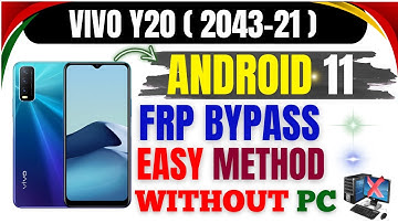 VIVO Y20 FRP Bypass Android 11 New Method 2023 | YouTube Not Working | Settings Not Working