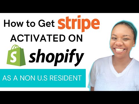Como Setup Para Conta Stripe Para Shopify Em Sem SSN | Para não residentes dos EUA