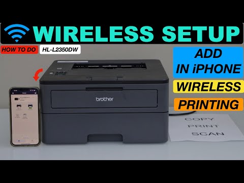 Brother HL- L2350DW Laser Printer Unboxing and Wireless Setup