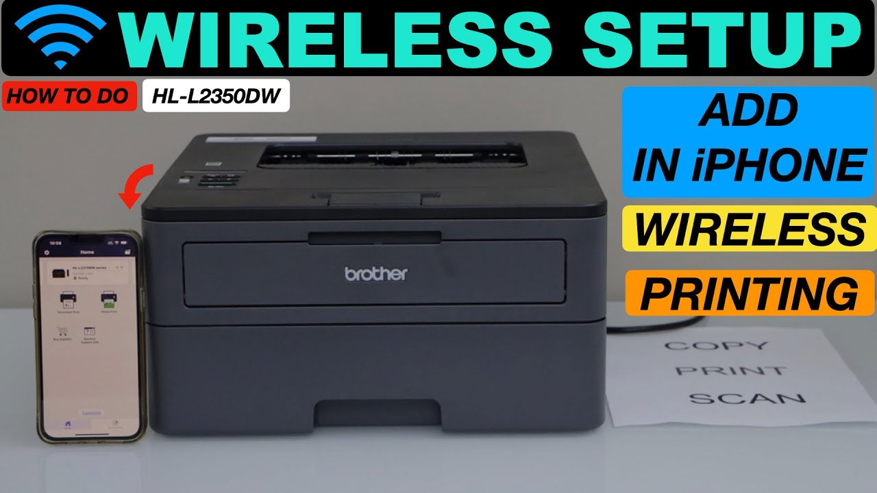 How to Connect Brother HLL2350dw Printer via Bluetooth? by