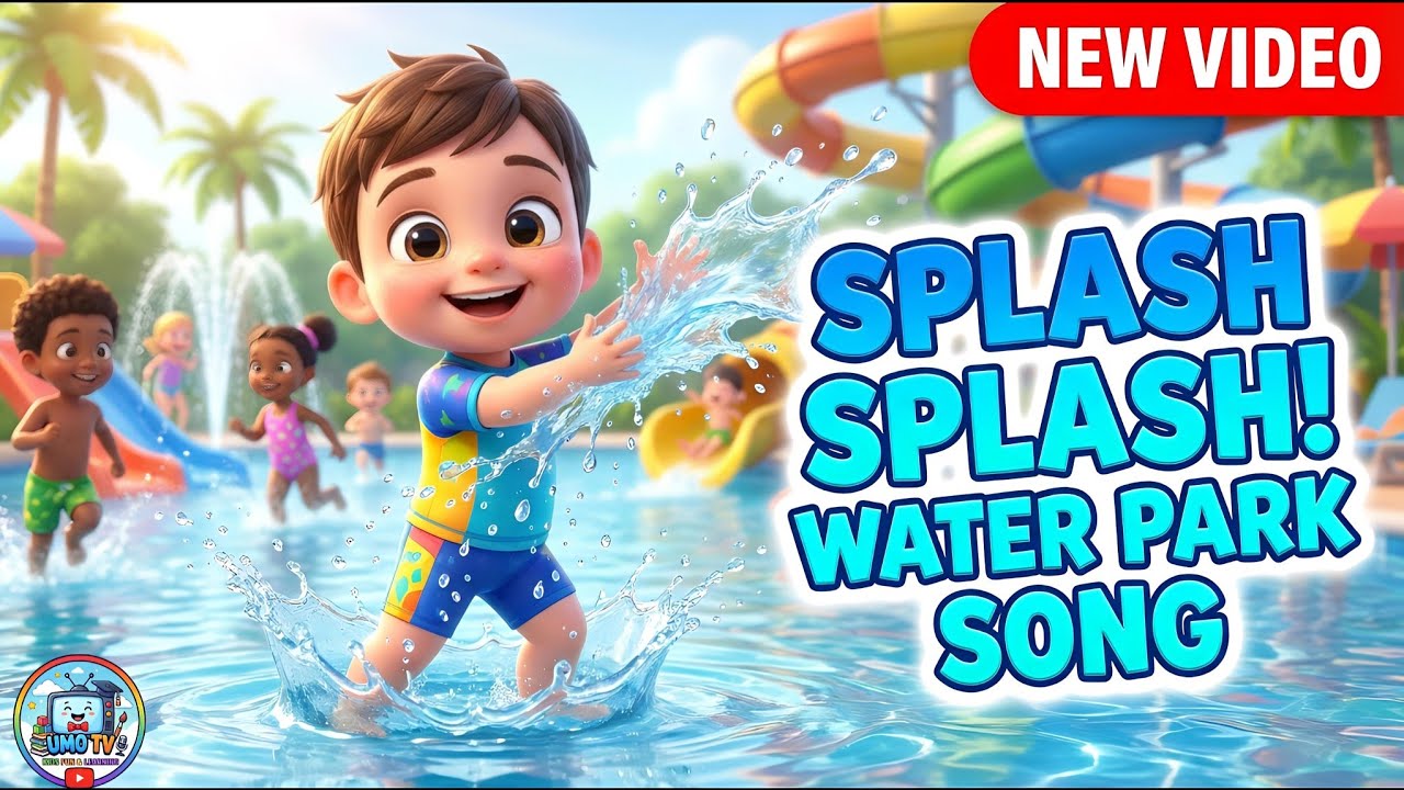Splash Splash Song 💦 | Kids Water Park Adventure Song! - YouTube