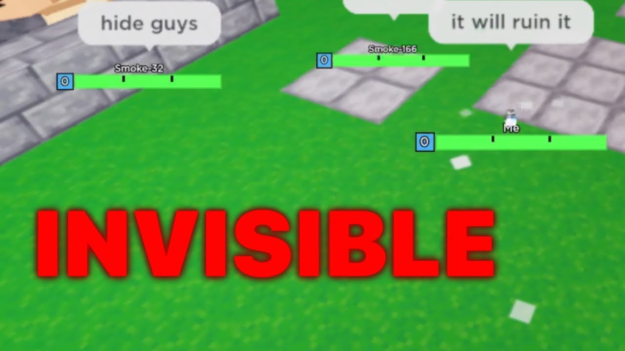 How to be INVISIBLE whole game.. (glitch) - YouTube