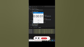 Stopwatch Using Python GUI tkinter