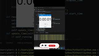 Stopwatch Using Python GUI tkinter