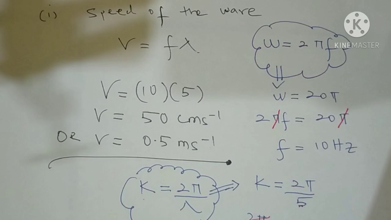 Mechanic Wave Problem Solving Problem Solving in Mechanical Wave - YouTube