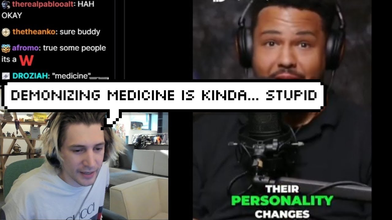 xQc Reacts to Nmp saying Adderall Costed Him his Marriage & Friendships