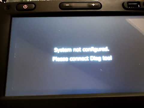 System not configured. Please connect Diag tool