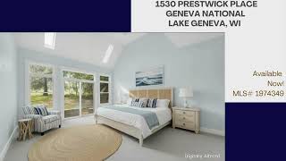 Recently renovated 1530 Prestwick Pl., Geneva National, 5 bedrooms, 4.5 baths on the Trevino Course
