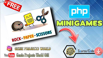 Rock Paper Scissor  using JavaScript | Free source code 😉👍| Genie Projects World 🧞