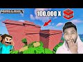 BLASTING WOODLAND MANSION WITH 100,000 TNT EXPLOSION IN MINECRAFT || BB IS LIVE