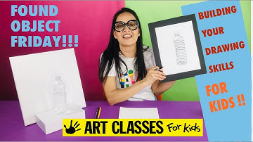 Found Object Friday! Building Your Drawing Skills For Kids!