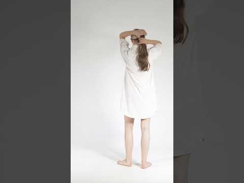 Купить Халат сорочка з коротким рукавом VIENETTA 3032360000 в Украина в Lingerie.ua - Одяг для дому та відпочинку, Відео 1