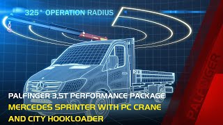 Palfinger 3,5T Performance Package - Mercedes Sprinter With Pc Crane And City Hookloader