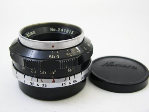 Sankyo Kōki W-KOMURA 35mmF3.5 - YouTube