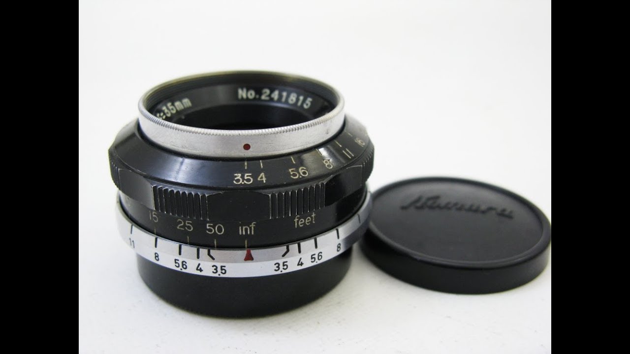 Sankyo Kōki W-KOMURA 35mmF3.5 - YouTube