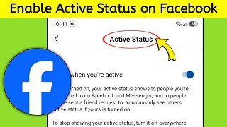 How To Enable Active Status on Facebook