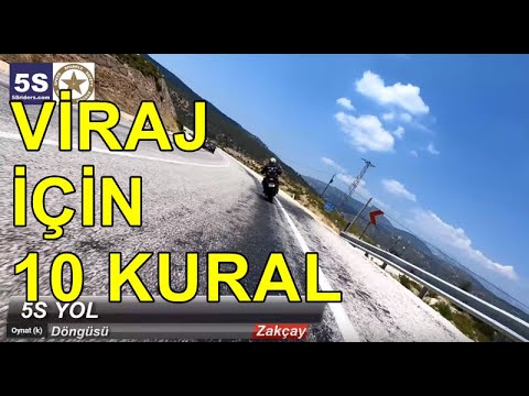 VİRAJ İÇİN 10 KURAL | 5Sriders | Motosiklette İleri Sürüş (17)