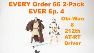 Every TAC Order 66 2-Pack EVER Ep. 4: Obi Wan Kenobi & 212th AT-RT Driver Clone Action Figure Review
