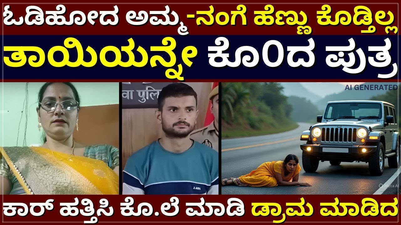 K!ller Son - ಓಡಿಹೋದ ಅಮ್ಮ, ನಂಗೆ ಹೆಣ್ಣು ಕೊಡ್ತಿಲ್ಲ | ತಾಯಿಯನ್ನೇ ಕೊ0ದ ಪುತ್ರ | ಕಾರ್‌ ಹತ್ತಿಸಿ ಕೊ.ಲೆ
