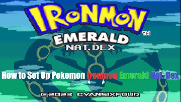 How to Setup Pokemon Ironmon Emerald Nat. Dex #recommended #youtuberecommendations