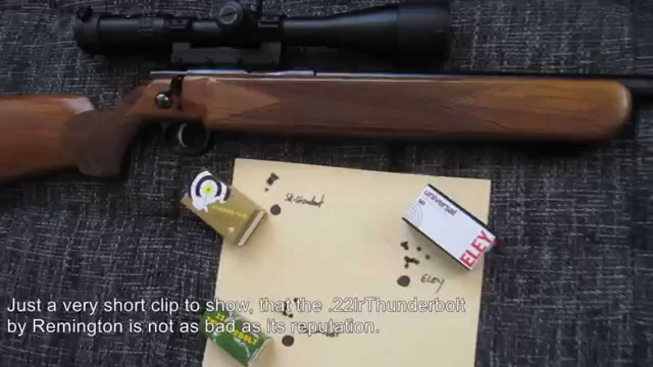 .22lr Thunderbolt by Remington, not as bad as its reputation