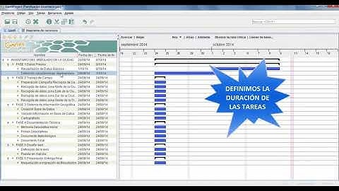 Tutorial Ganttproject   02 04 Crear tareas y agruparlas  Dependencias entre tareas  Camino crítico
