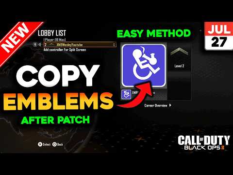 *NEW* Black Ops 2 COPY EMBLEM GLITCH! Steal Custom Emblems from ANYONE.. (PS5 BO2 2026)